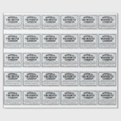 Trombone-Lizenz Geschenkpapier (Flach)