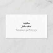 Trombone-Logo - Visitenkarte (Rückseite)