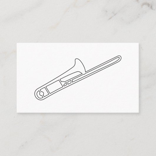 Trombone-Logo - Visitenkarte (Vorderseite)