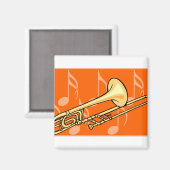 Trombone Magnet (Vorderseite/Rückseite)
