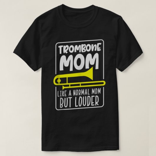 Trombone-Mama Marching Band Trombonist Mommy Light T-Shirt (Design vorne)