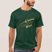 Trombone Man Spaß T - Shirt (Vorderseite)