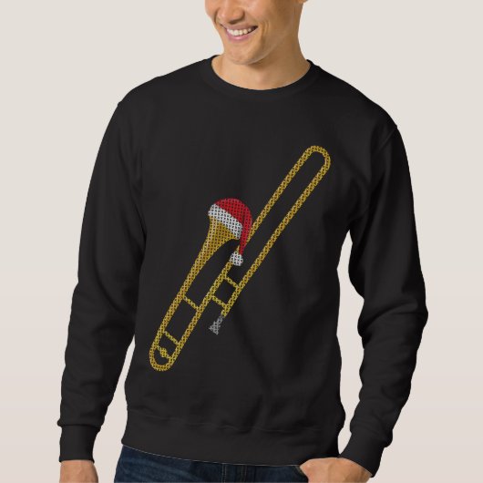 Trombone-marschierendes Band-hässliches Sweatshirt (Vorderseite)