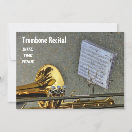 Trombone-Messgerät Einladung (Vorderseite)
