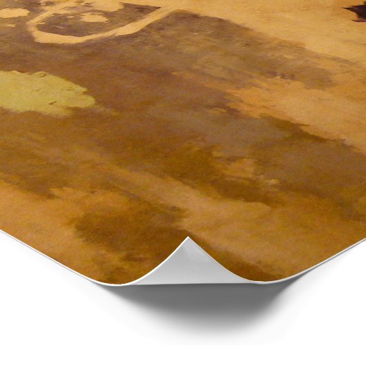 Trombone-Muse Poster (Ecke)