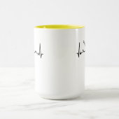 Trombone Music Heartbeat Funny Gifts Tasse (Zentrum)