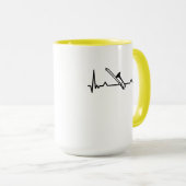 Trombone Music Heartbeat Funny Gifts Tasse (VorderseiteRechts)