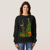 Trombone Music Xmas Holiday Weihnachten Sweatshirt (Vorne ganz)