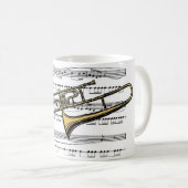 Trombone Musical 14 B Kaffeetasse (VorderseiteRechts)