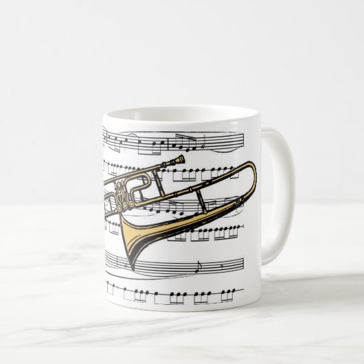 Trombone Musical 14 B Kaffeetasse (VorderseiteRechts)