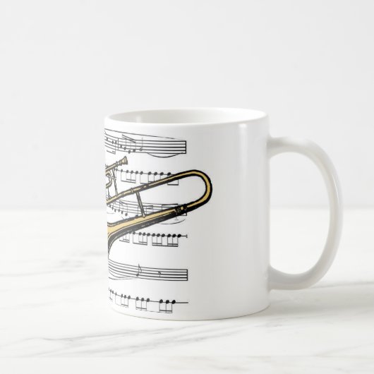 Trombone Musical 14 B Kaffeetasse (Rechts)