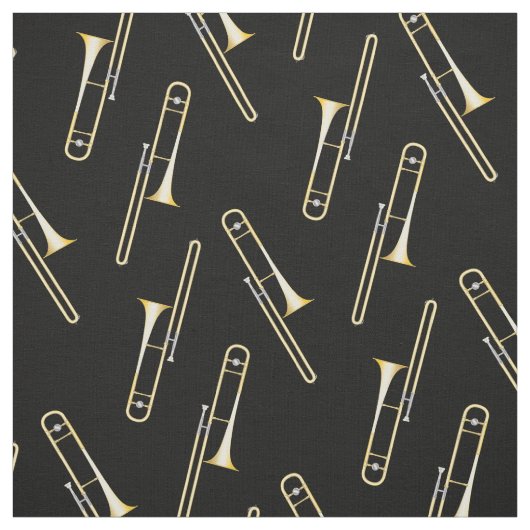 Trombone Musical Musical Room Decke Stoff (Muster)