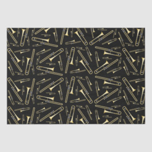 Trombone Musician Band Teacher Wrapping Paper Seidenpapier