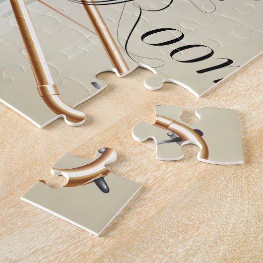 Trombone-Musik-Raum Puzzle (Seite)