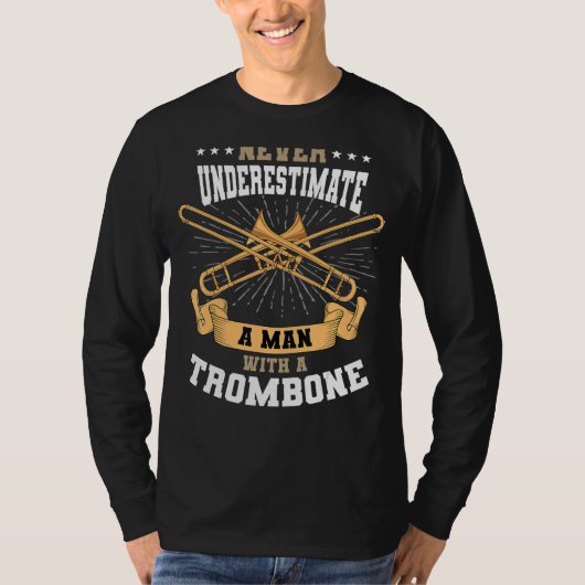 Trombone-Muskatbläserin T-Shirt (Vorderseite)