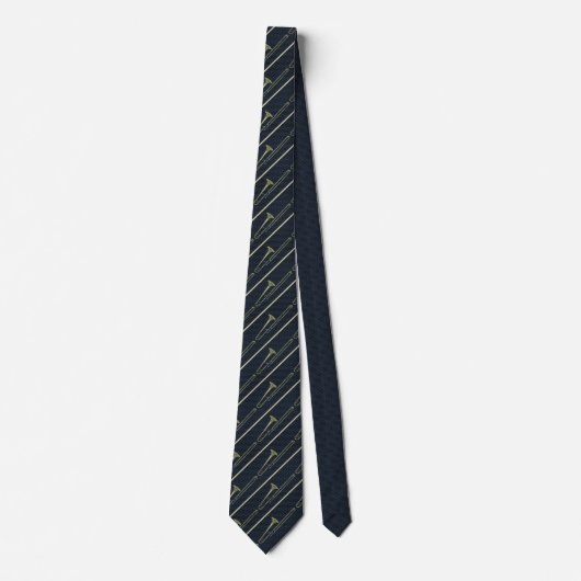Trombone Neck Tie Krawatte (Vorderseite)