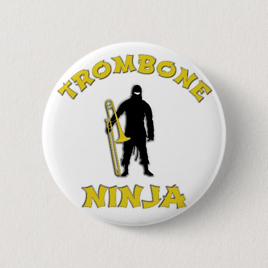 Trombone Ninja Button (Vorderseite)
