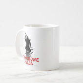 Trombone Ninja Kaffeetasse (Vorderseite Links)