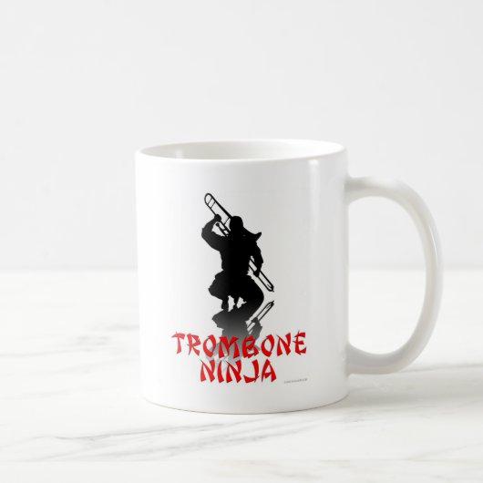 Trombone Ninja Kaffeetasse (Rechts)