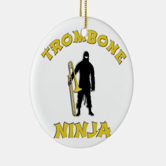 Trombone Ninja Keramikornament (Rechts)