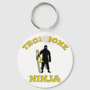Trombone Ninja Schlüsselanhänger
