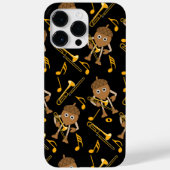Trombone Nut Musiknoten Black Case-Mate iPhone Hülle (Rückseite)