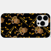 Trombone Nut Musiknoten Black Case-Mate iPhone Hülle (Rückseite (Horizontal))