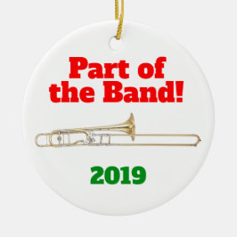 Trombone Ornament Part der Band