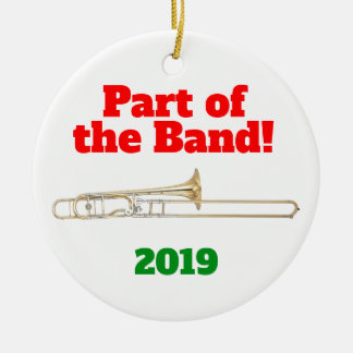 Trombone Ornament Part der Band