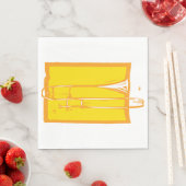 Trombone Paper Napkins Serviette (Beispiel)