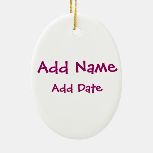 Trombone-Player 2 Keramik Ornament (Hinten)