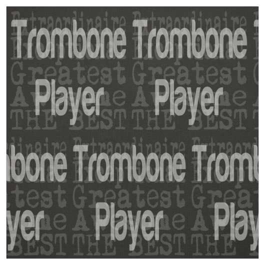 Trombone Player Extraordinator Stoff (Muster)