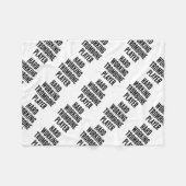 Trombone-Player Fleecedecke (Vorderseite (Horizontal))