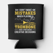Trombone-Player machen spontan kreativ Dosenkühler (Vorderseite)