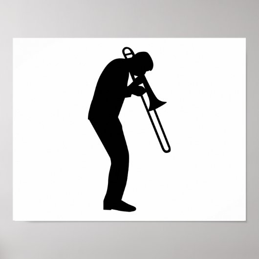 Trombone-Player Poster (Vorne)