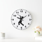 "Trombone player"-Wanduhren Große Wanduhr (Zuhause)