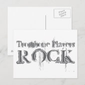 Trombone Players Rock Postkarte (Vorne/Hinten)