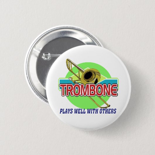 Trombone Plays gut Button (Vorne & Hinten)