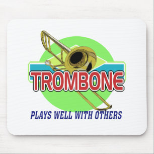 Trombone Plays gut Mousepad