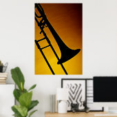 Trombone Poster (Heimbüro)