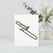 Trombone Postkarte (Stehend Vorderseite)