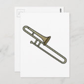 Trombone Postkarte (Vorne/Hinten)
