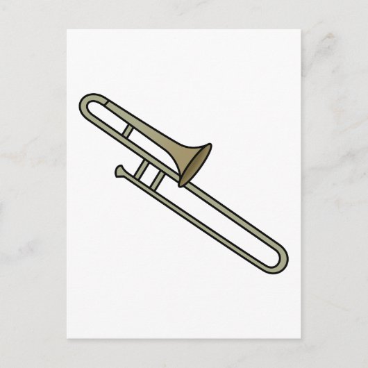 Trombone Postkarte (Vorderseite)