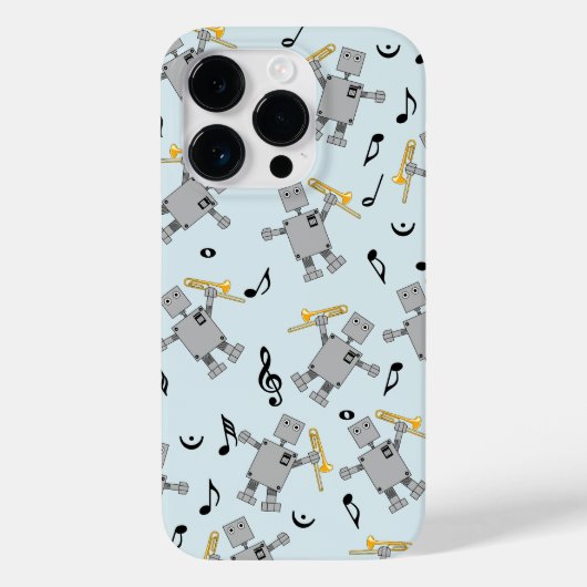 Trombone Robot Case-Mate iPhone Hülle (Rückseite)