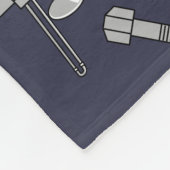 Trombone Robot Fleecedecke (Ecke)
