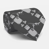 Trombone Robot Krawatte (Gerollt)