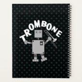 Trombone Robot White Text Planer (Rückseite)