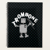 Trombone Robot White Text Planer (Vorderseite)