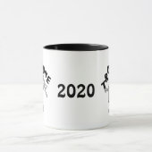 Trombone-Roboter-Text Tasse (Zentrum)