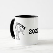 Trombone-Roboter-Text Tasse (Vorderseite Links)